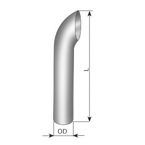 DINEX 91289 Exhaust Pipe, universal